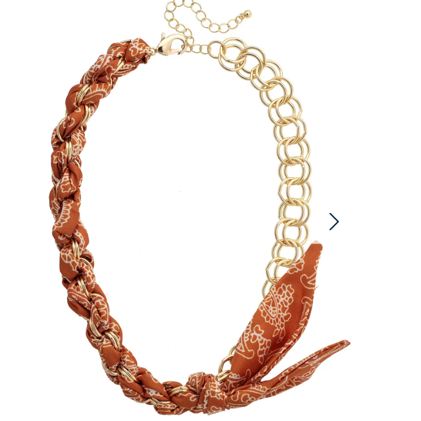 Maddie Chain Scarf Necklace
