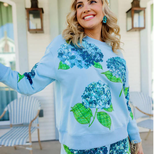 Blue Hydrangea Sweatshirt