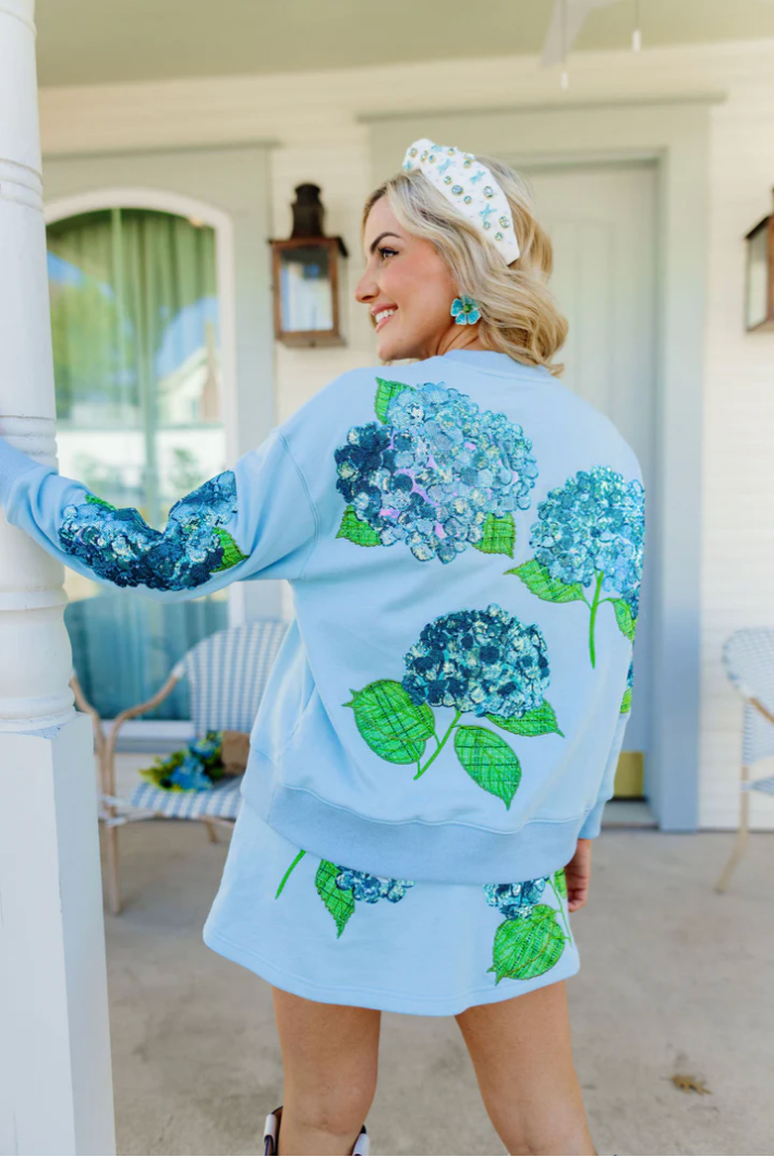 Blue Hydrangea Sweatshirt