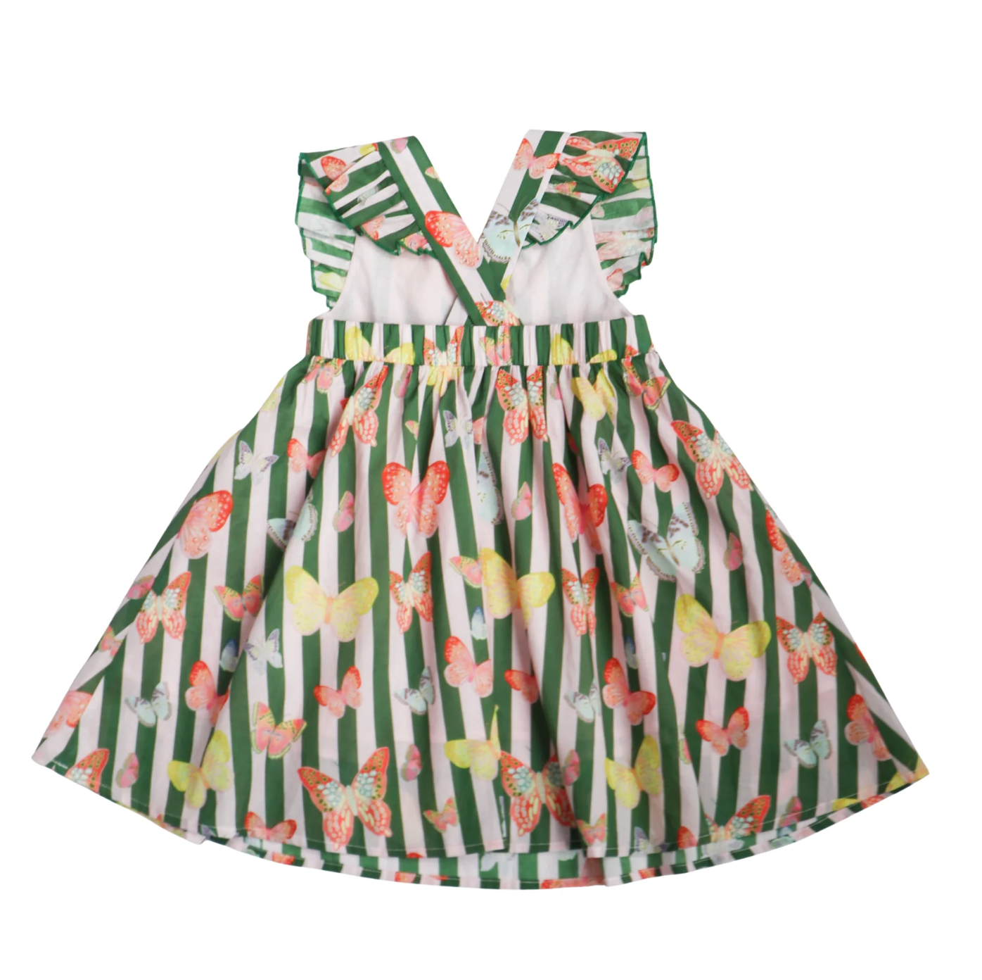 Josie Dress | Green Butterfly