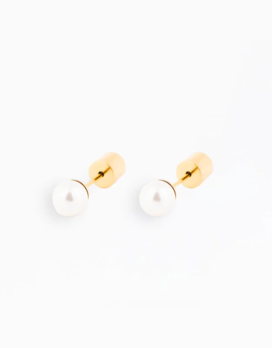 Jolene Waterproof Pearl Stud Earrings