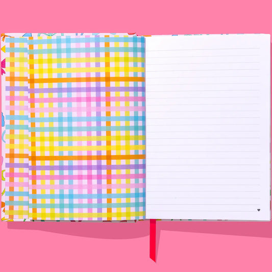 Hardcover Notebook - Colorful Bows