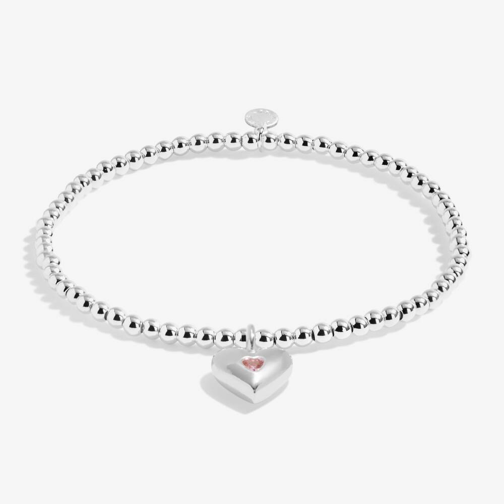 Kids' Confetti A Little 'Just For You Birthday Girl' Bracelet In Silver Plating