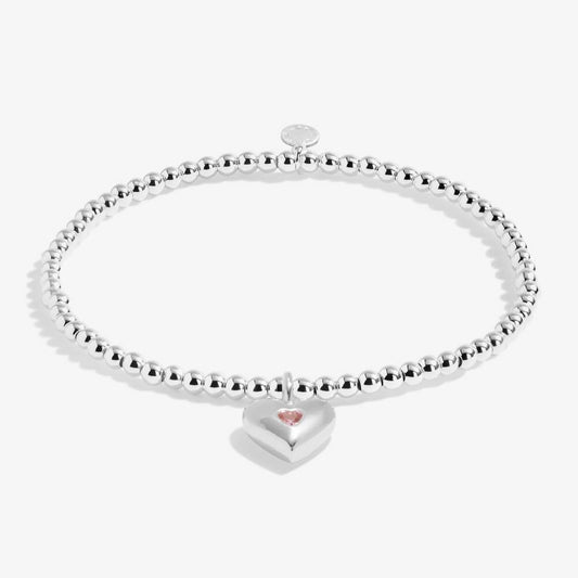 Kids' Confetti A Little 'Just For You Birthday Girl' Bracelet In Silver Plating