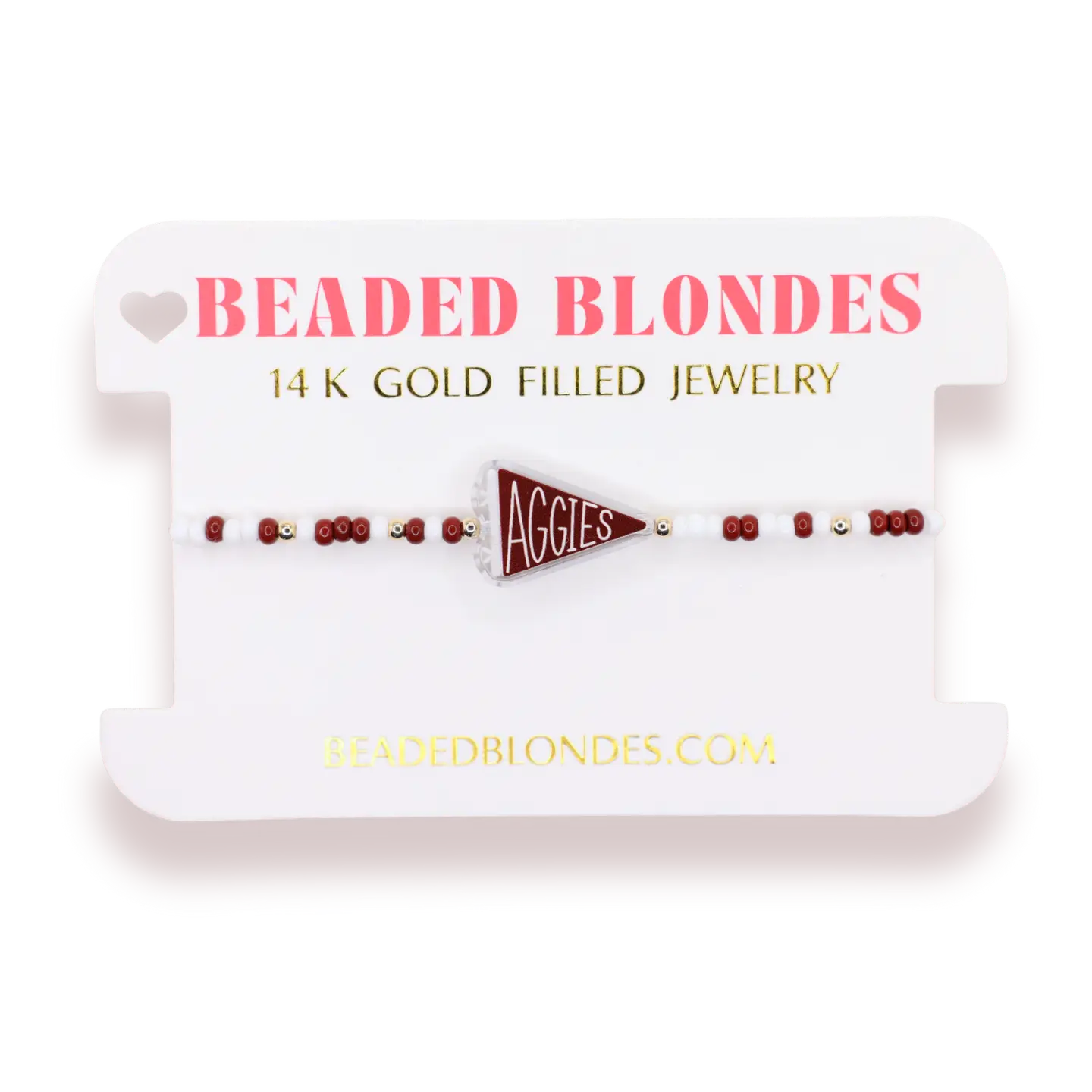 Texas A&M Flag Bracelet On Color | Standard