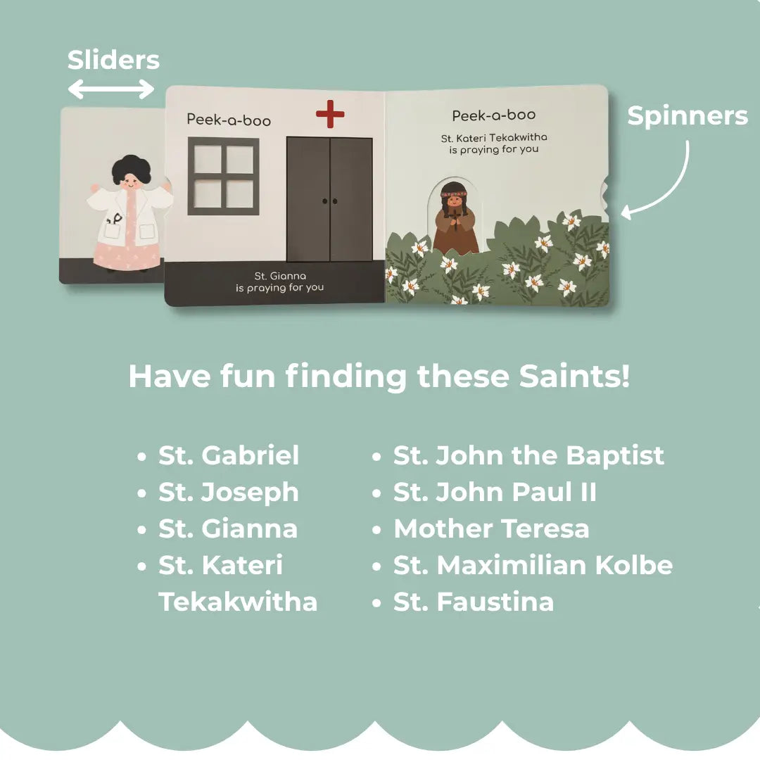 Peek-A-Boo Saints 2 - Catholic Board Book