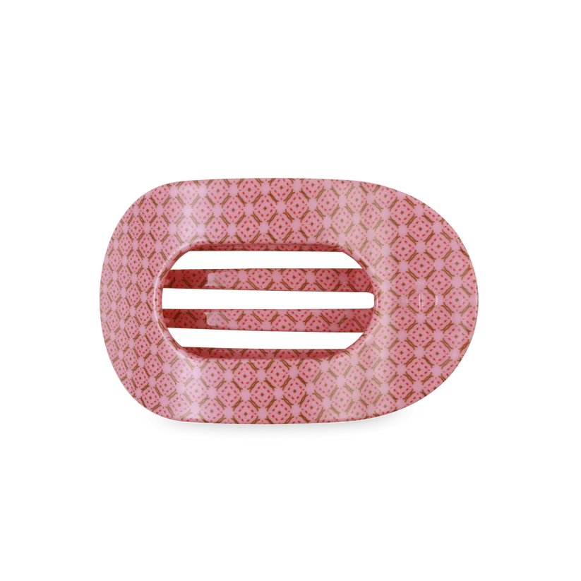 Berry Cozy Medium Flat Round Hair Clip