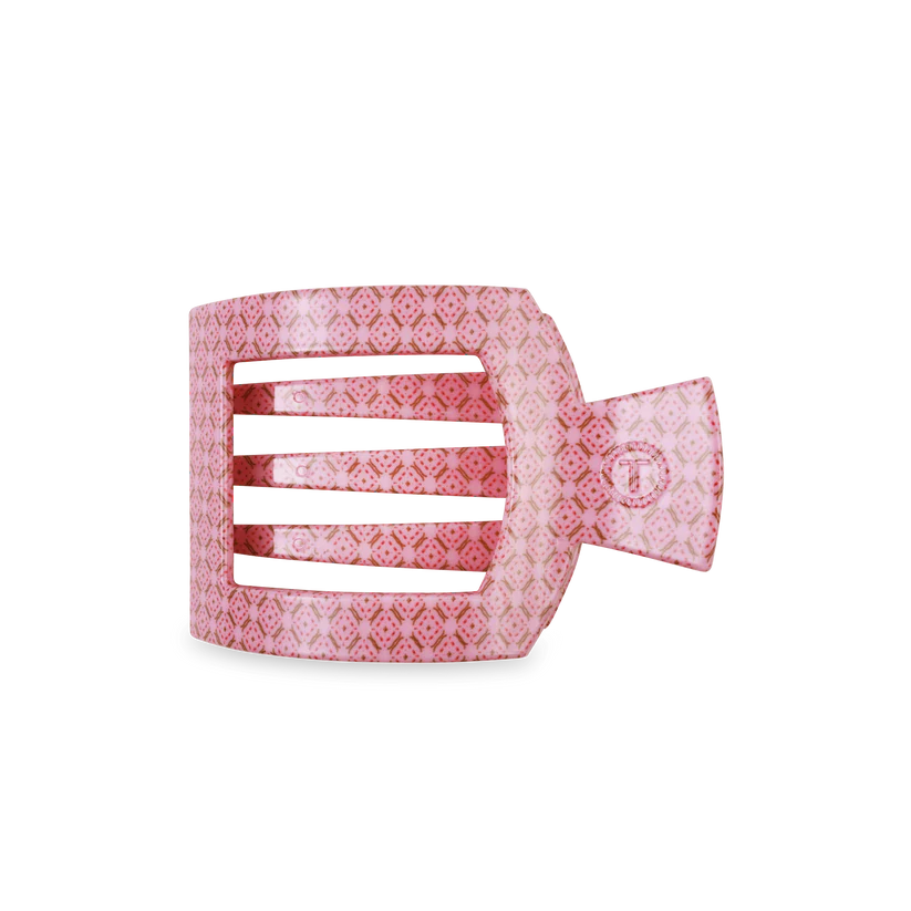 Berry Cozy Medium Flat Square Hair Clip