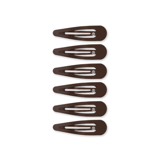 Brown Snap Clip (6Ct)