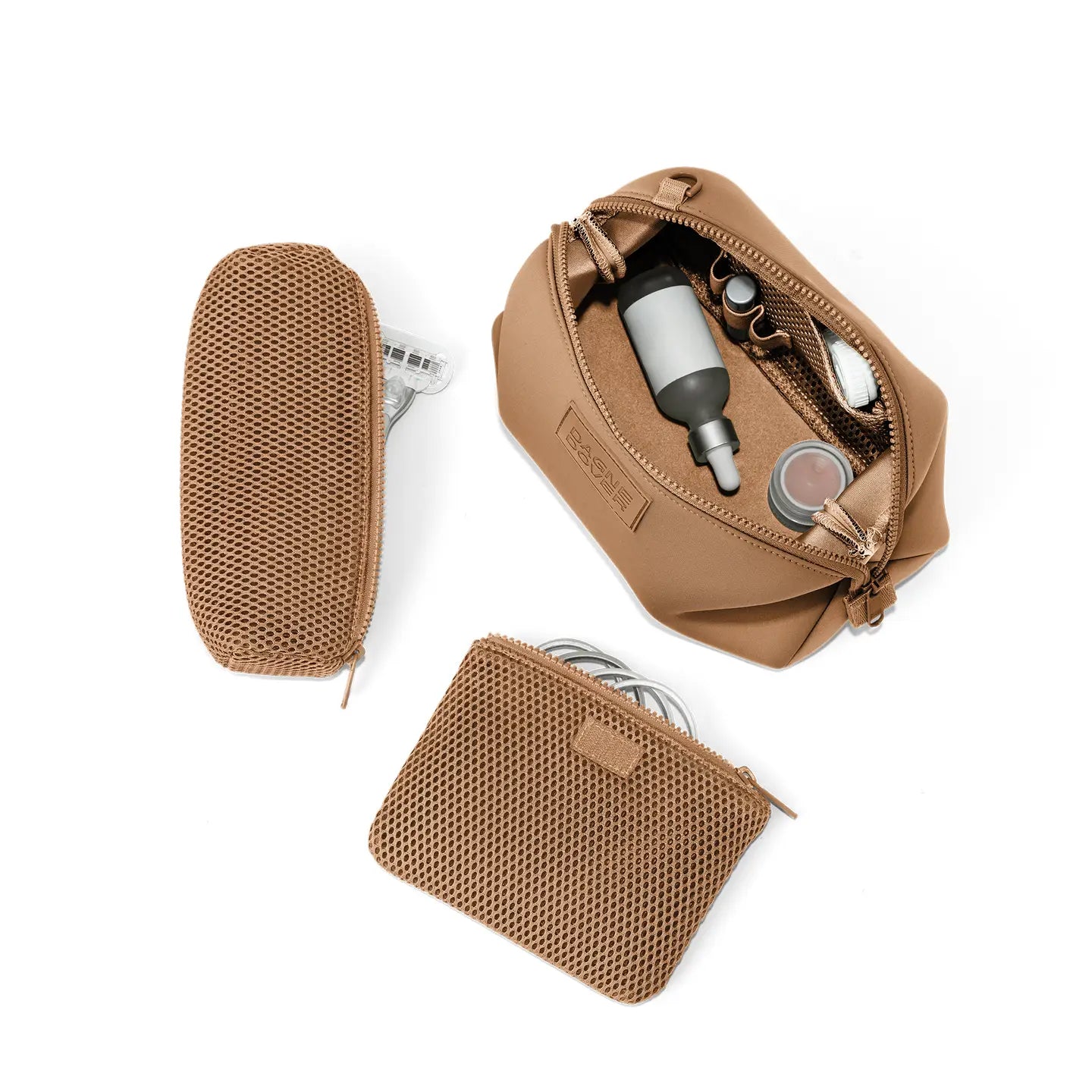 Hunter Toiletry Bag in Camel | Large