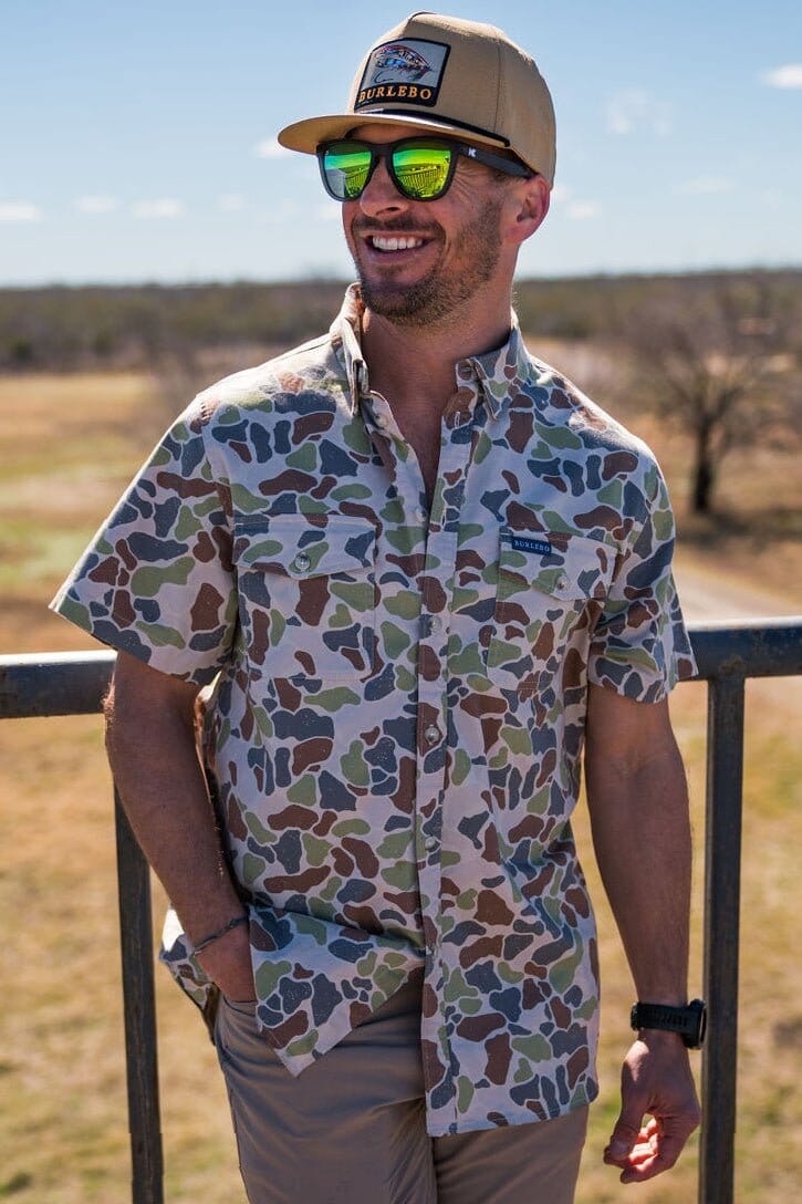 Cotton Twill Button Up - Driftwood Camo Cotton Twill Button Up - Driftwood Camo
