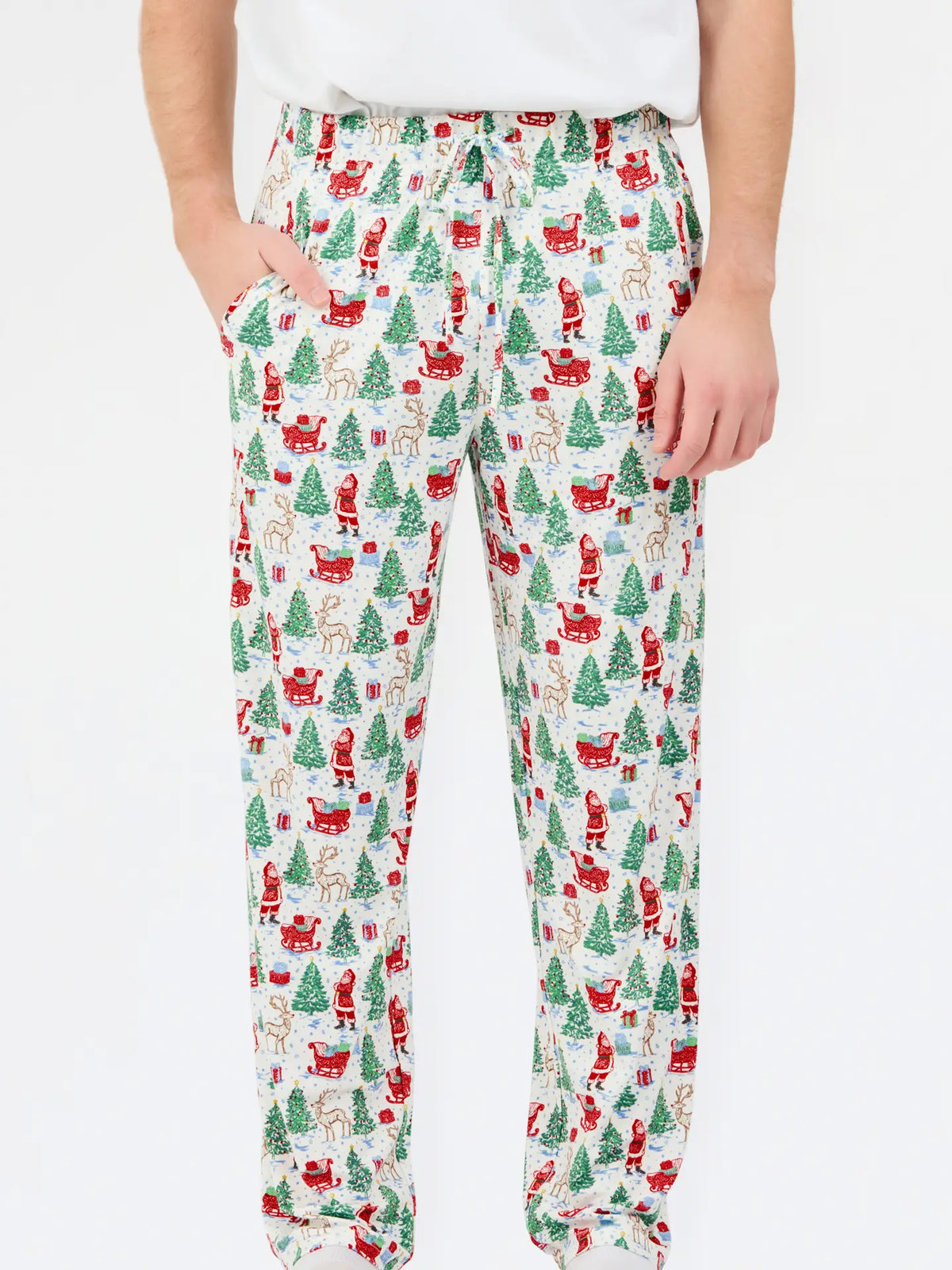 Men's Pajama Pants | Tidings Toile Multi