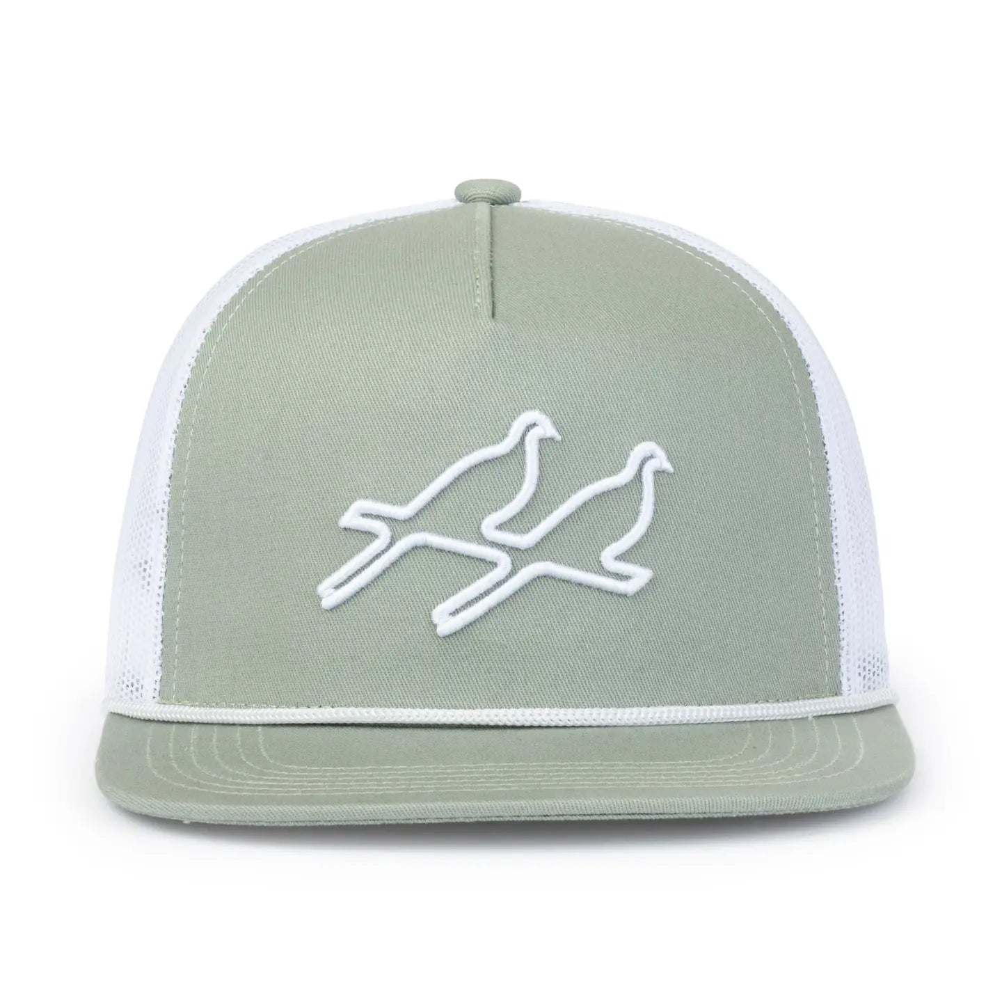 Puff Logo Trucker - Sage
