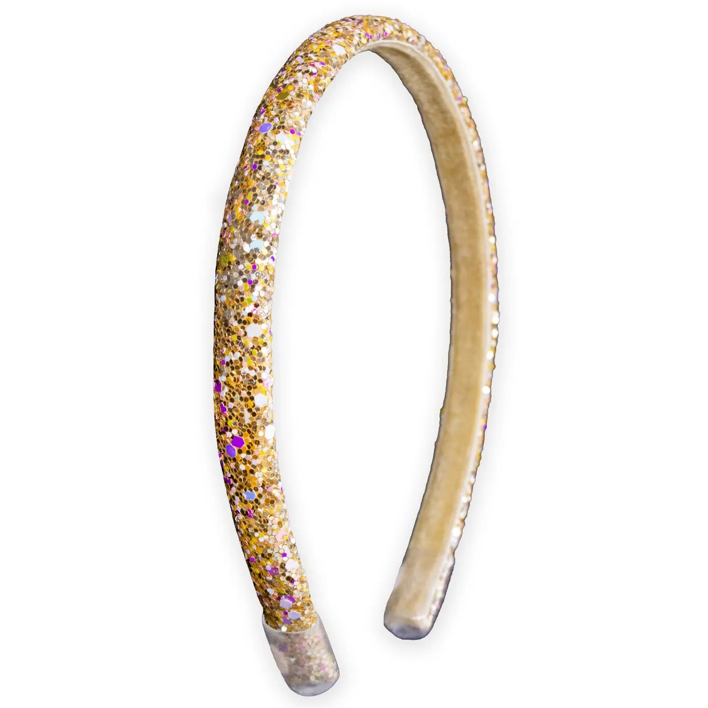 Glitter Headband - Thin | Gold