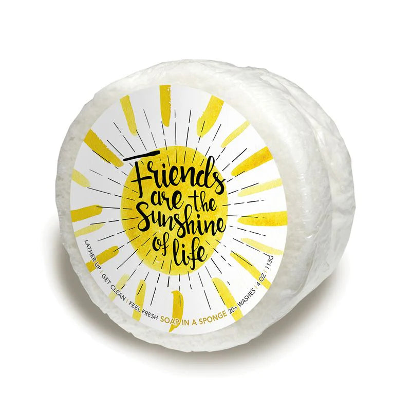 Caren Soap Sponge | Friends are the Sunshine of Life | Seaside