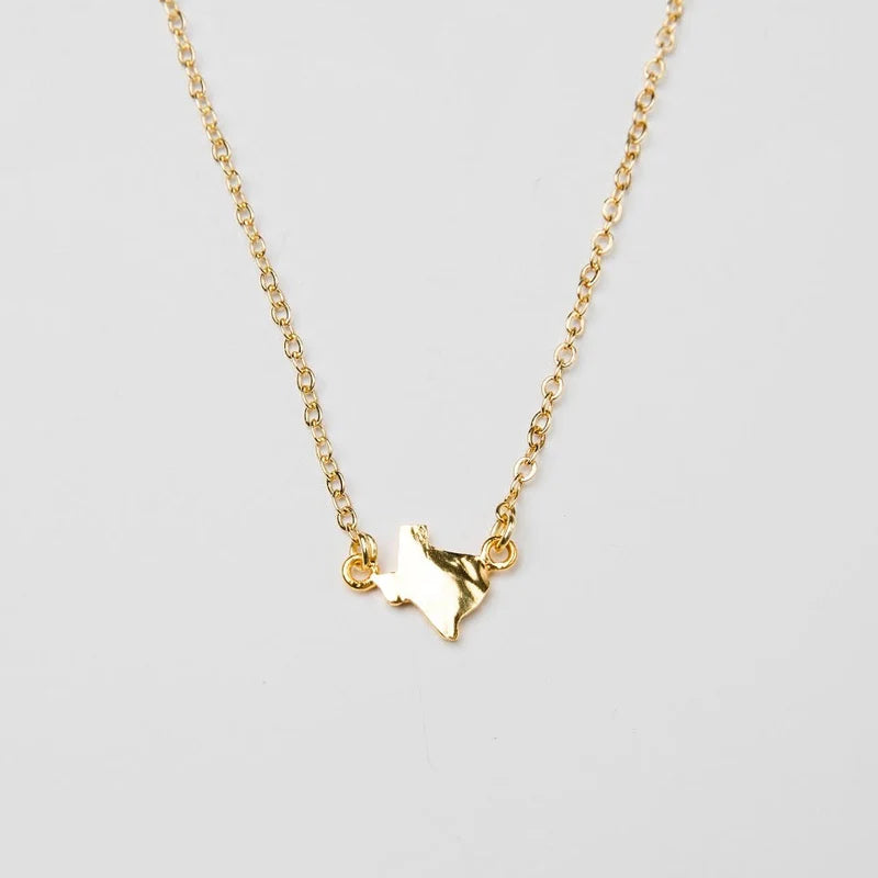 Texas Mini Necklace Gold