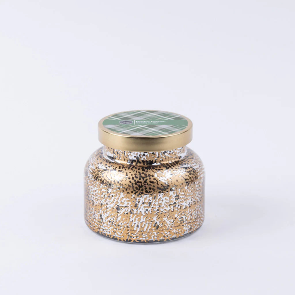 Festive Frasier Holiday Mercury Jar Candle