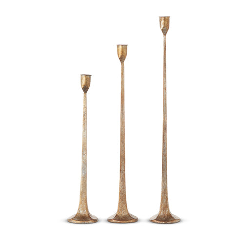 Iron Candle Stick | Gold | Medium