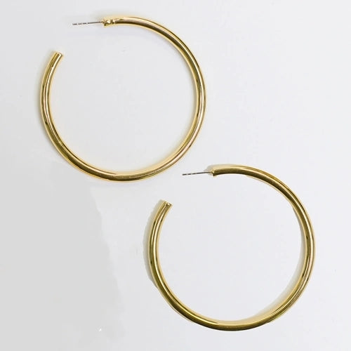 Salem Earrings Gold Shiny | Michelle McDowell