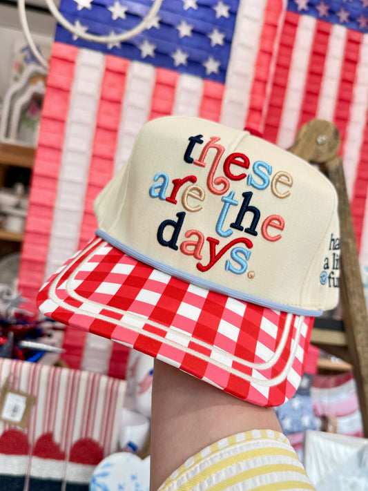 These are The Days Gingham Hat