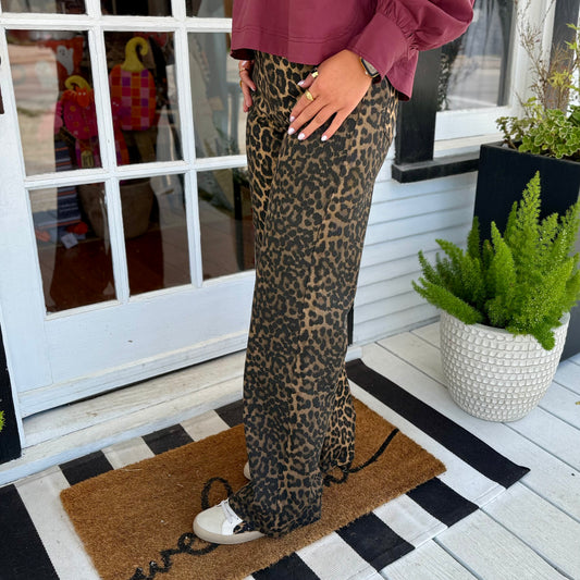 Jamie Leopard Jeans