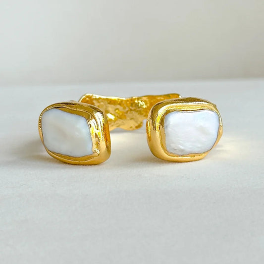 Mist Medium Cuff - Pearl