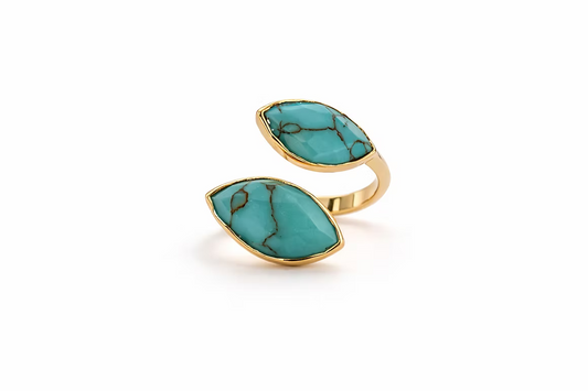 Diamond Wrap Ring | Turquoise