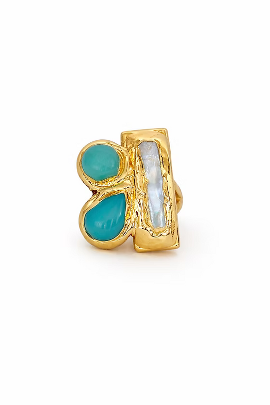 Arch Ring | Aquamarine