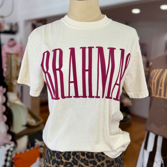 Brahmas Tee | Ivory