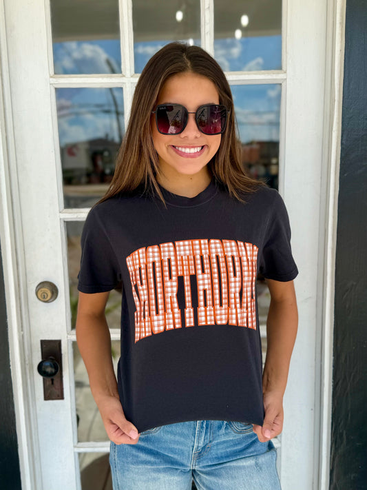 Shorthorns Gingham Tee