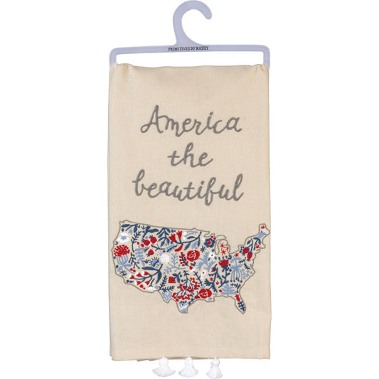 America The Beautiful Kitchen Towel