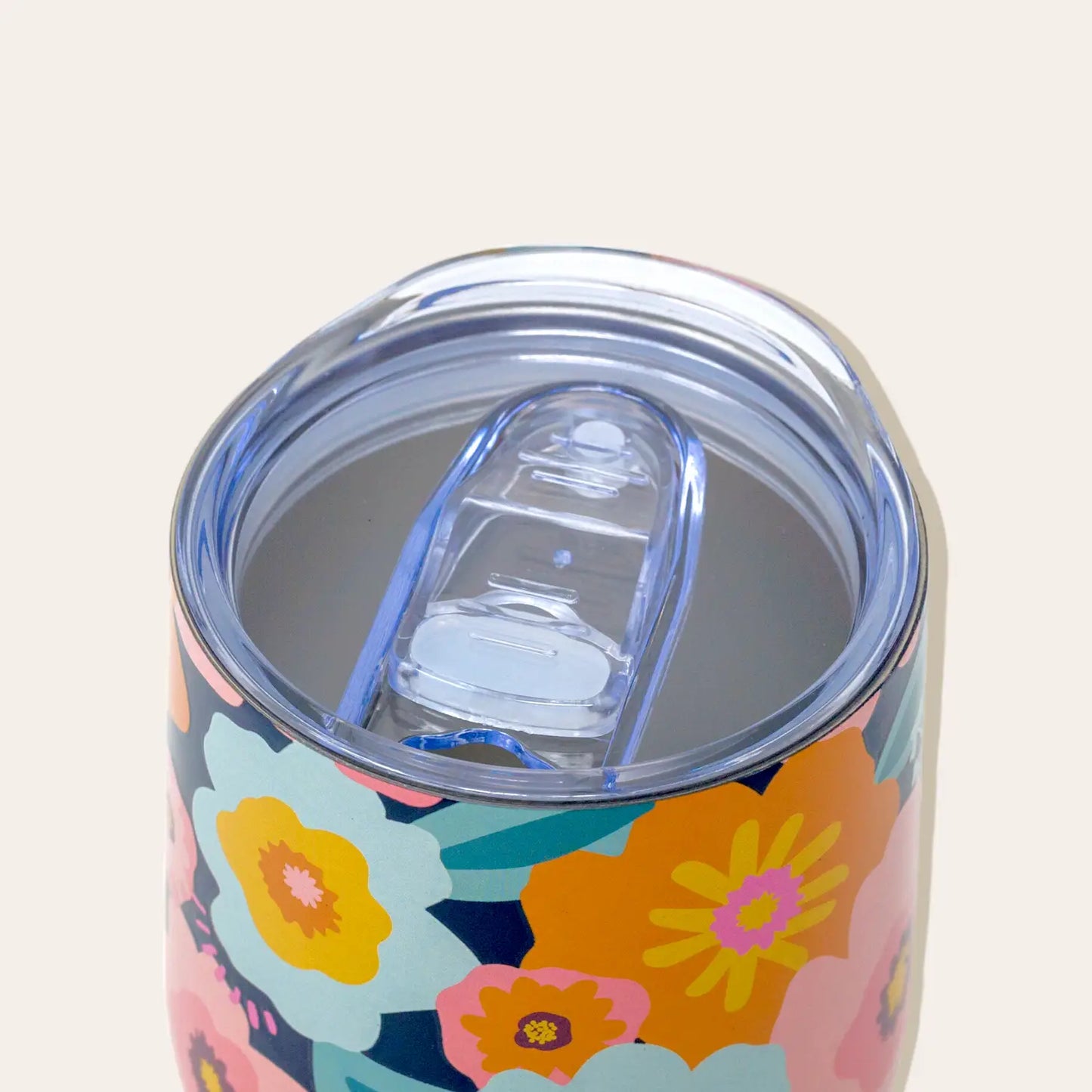 12 oz Wine Tumbler | Bright & Bloomy