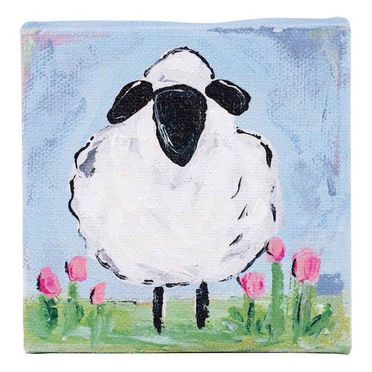 Sheep In Meadow Canvas