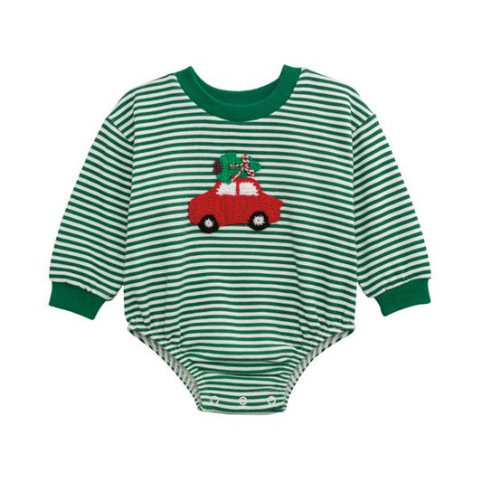 Crochet Car Baby Sweatshirt Bubble