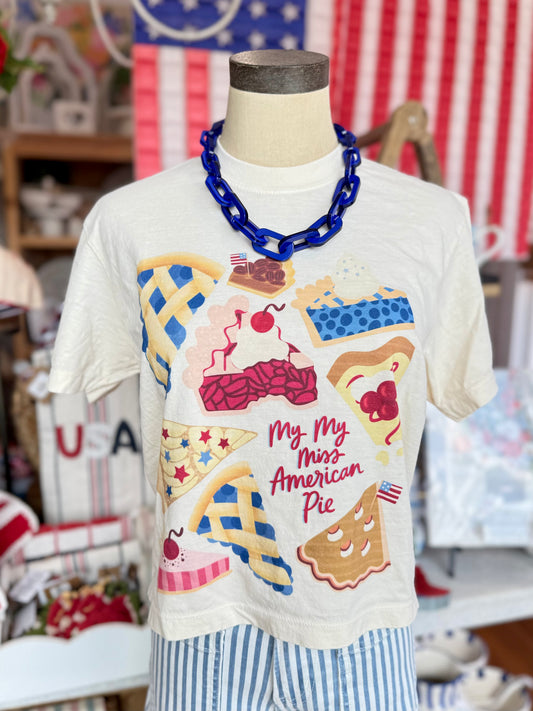 Miss American Pie Crop Tee