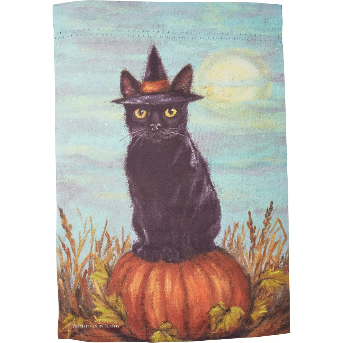 Garden Flag | Black Cat