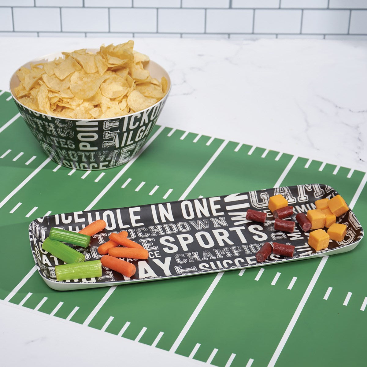 Football Field Paper Table Runner