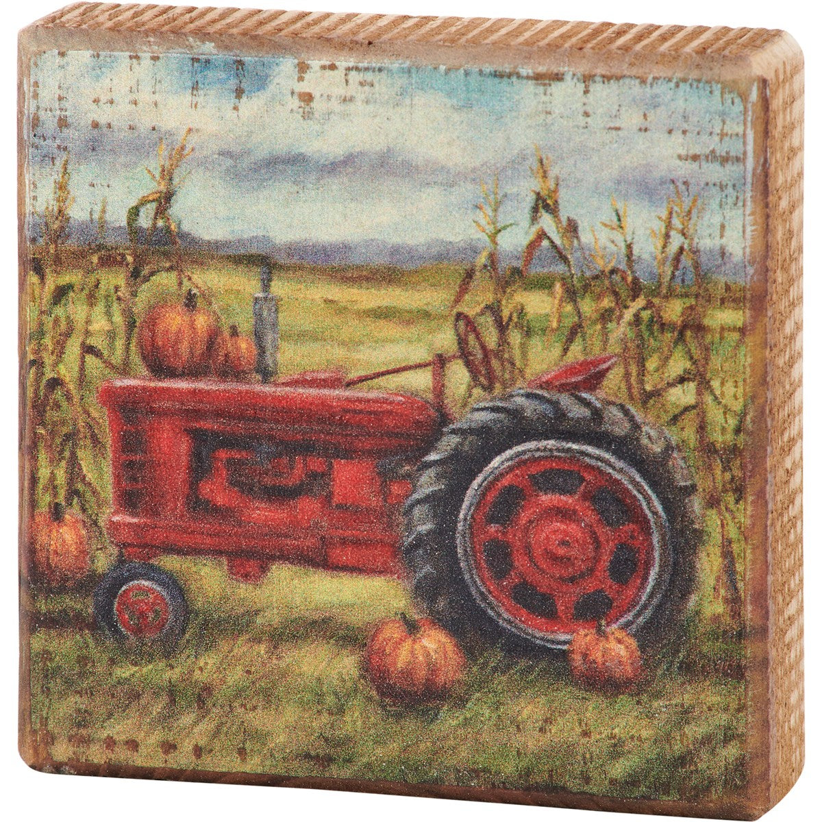 Block Sign | Fall Tractor