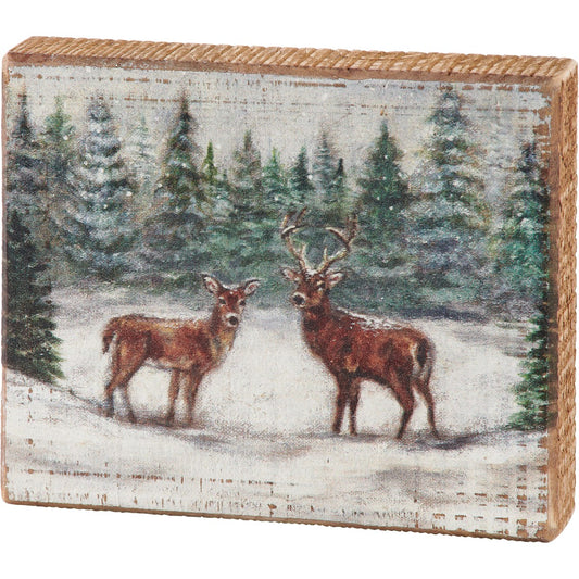 Block Sign | Two Deer