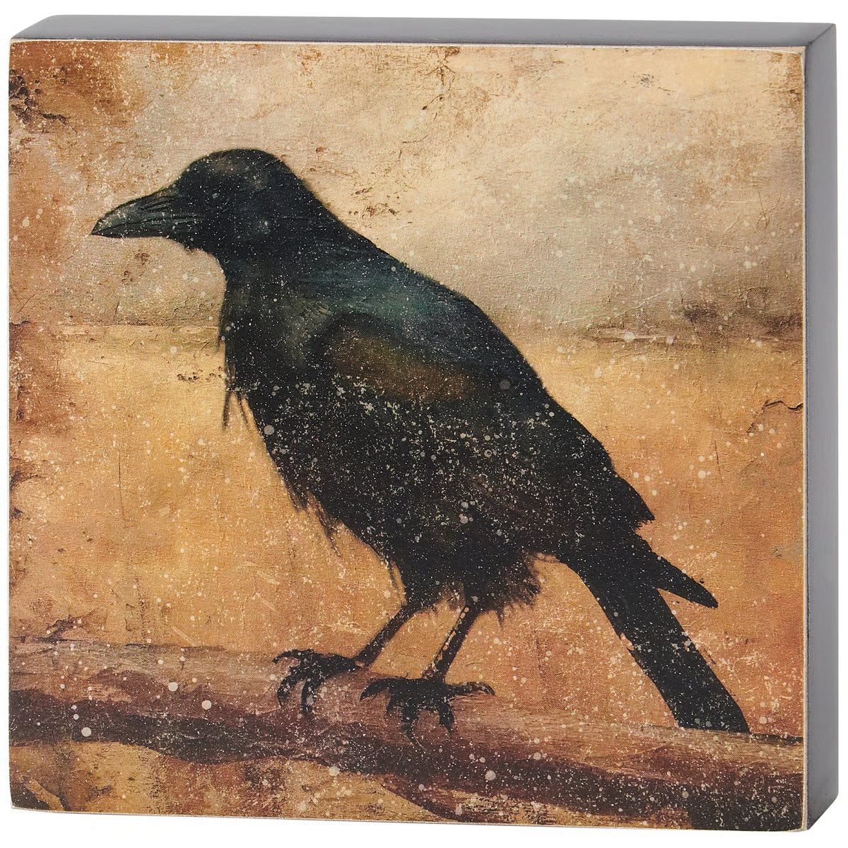 Lone Raven Block Sign