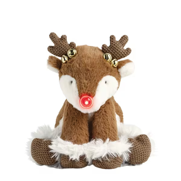 Jingle Reindeer Light-Up Plush Pal