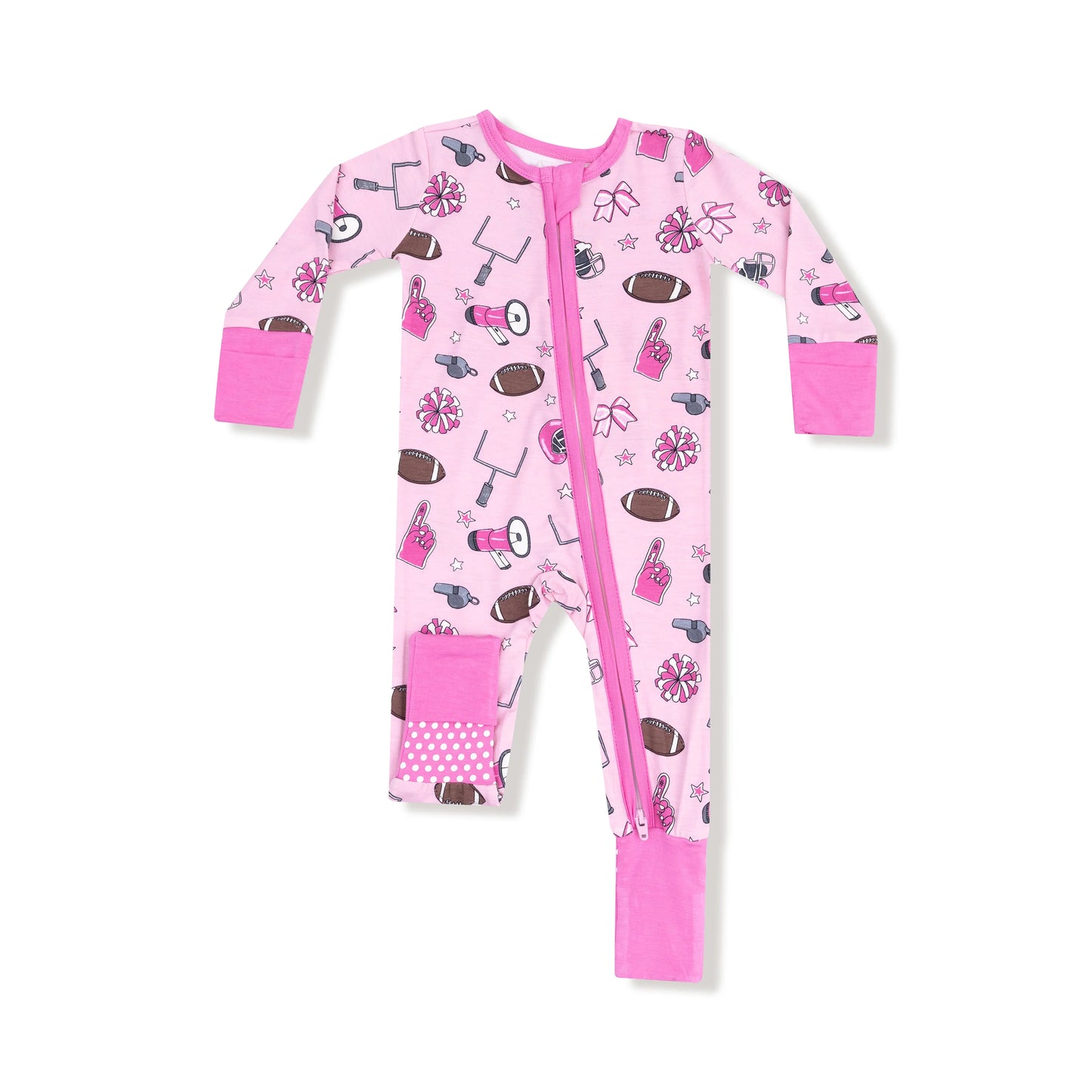Convertible Romper | Game Day Pink