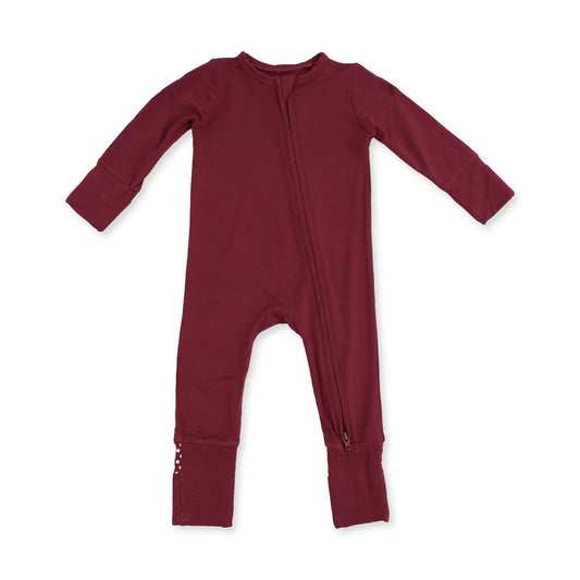 Solid Oxblood Red | Convertible Romper