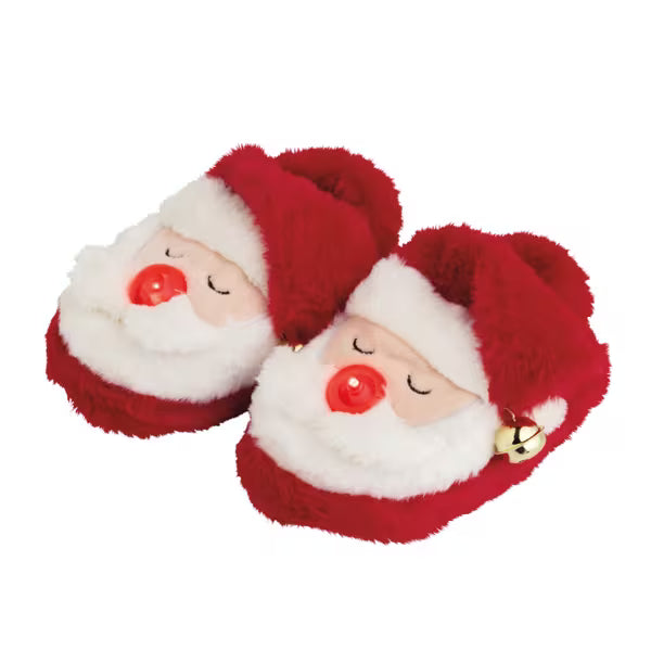 Christmas Jingle Light-Up Slippers | Santa