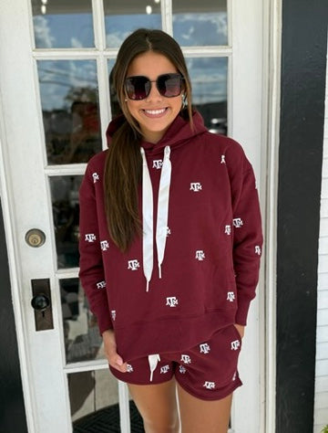 BC | Texas A&M Embroidered Fleece Hoodie