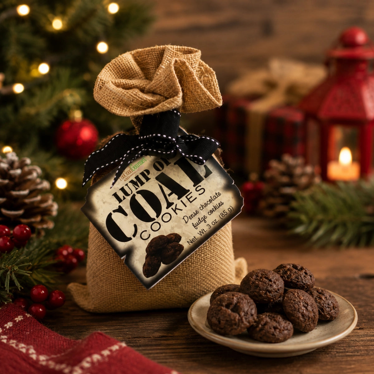 Lump of Coal Cookies