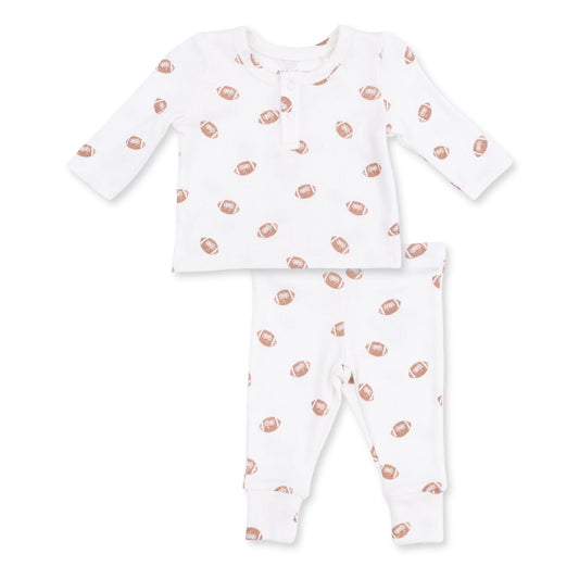 Mini Footballs | Long Sleeve Henley Play Set