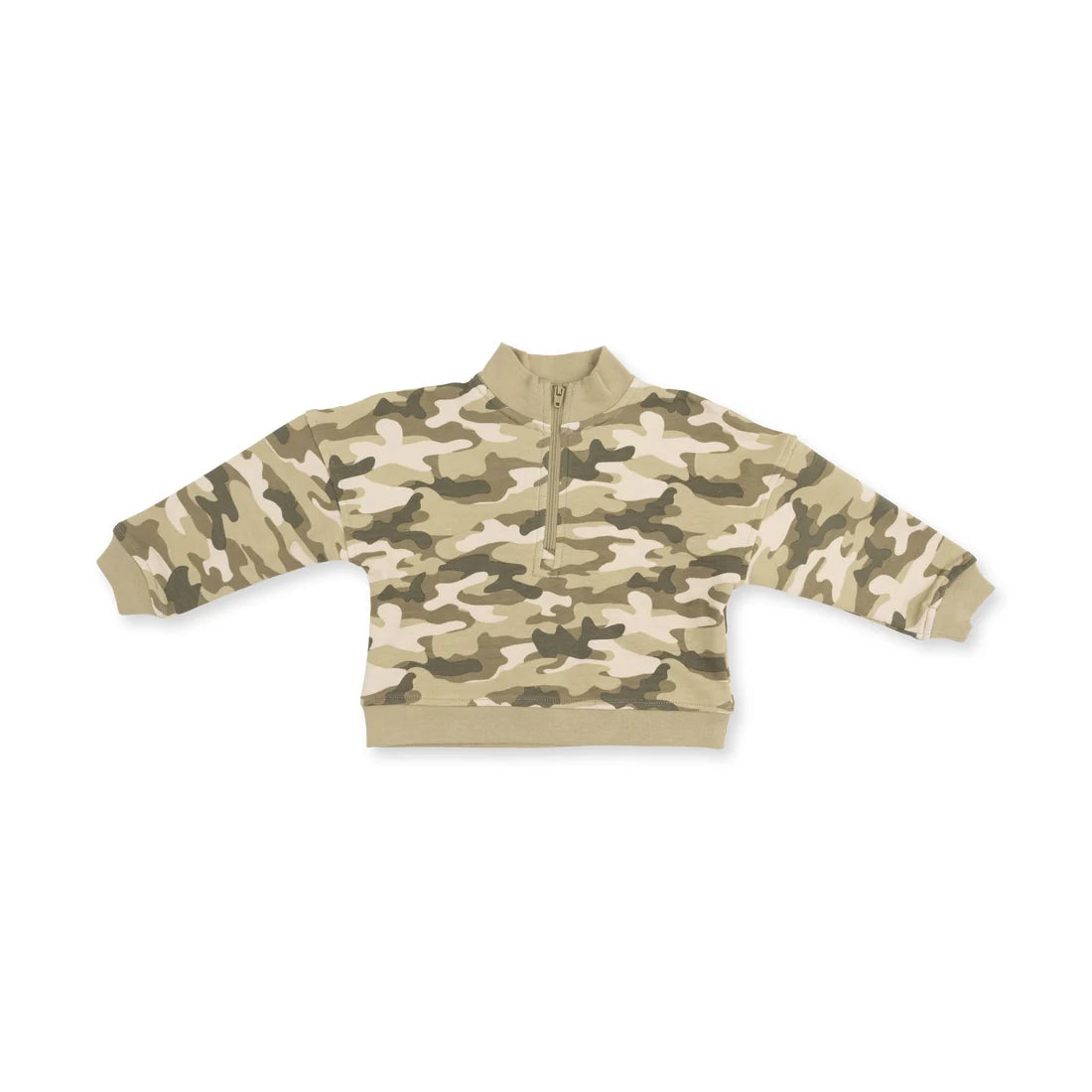 Camo French Terry | Half Zip Sweatshirt