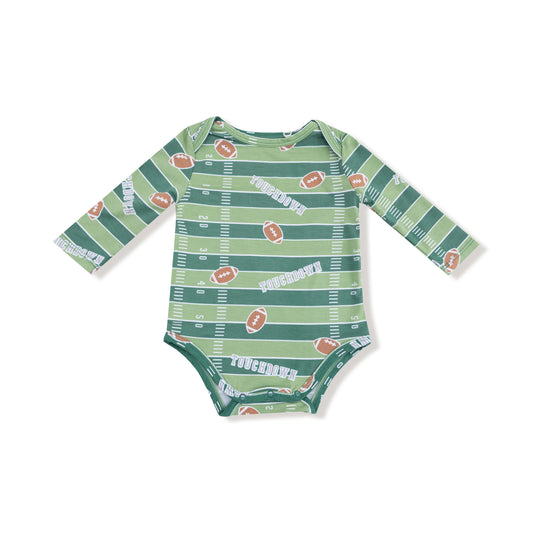 Lap Shoulder Bodysuit | Football Field - Glow in the Dark