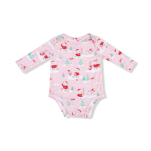 Golfing Mrs. Claus and Elves | Lap Shoulder Bodysuit